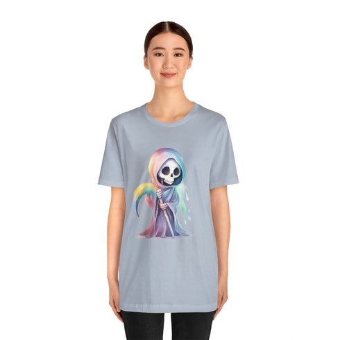 Cute Colorful Reaper - Short Sleeve Tee